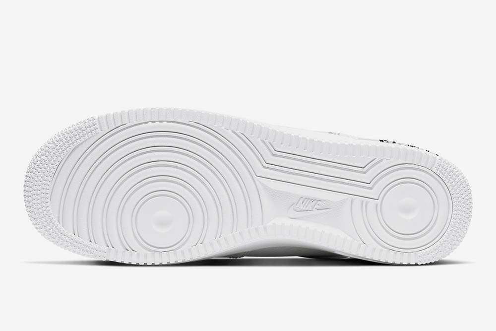 nike air force 1 sketch black swoosh